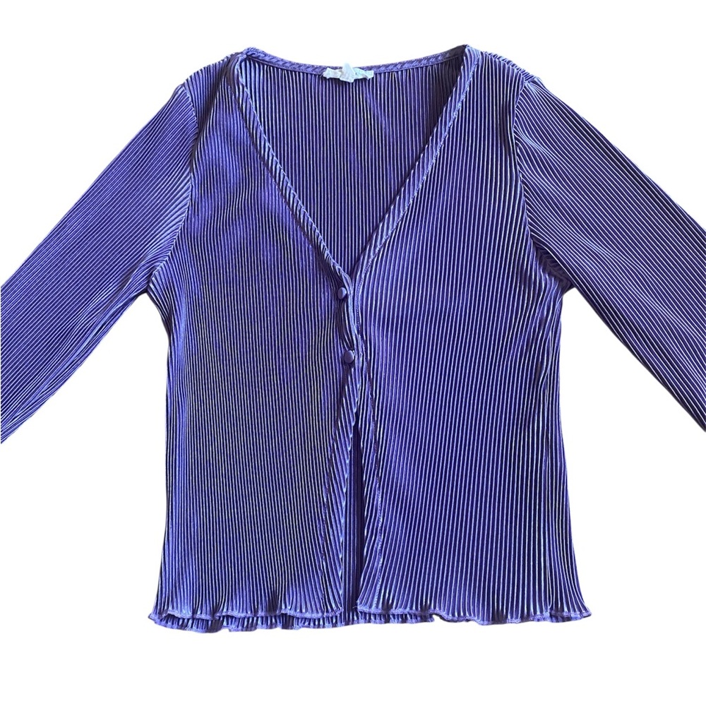 Purple Striped Women's Top